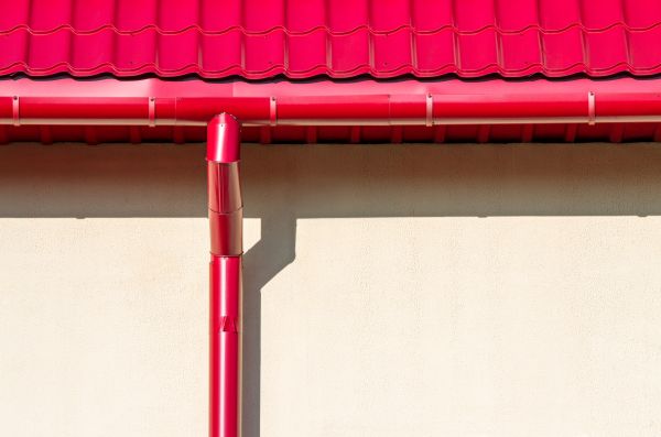 Barn Downspout Installation in Sun City