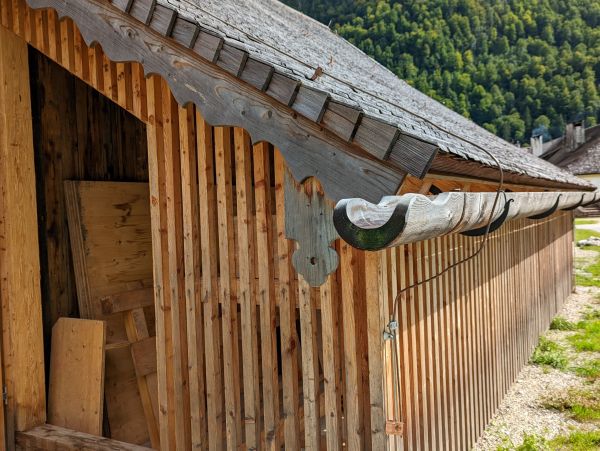 Wood Gutter Installation in Sun City